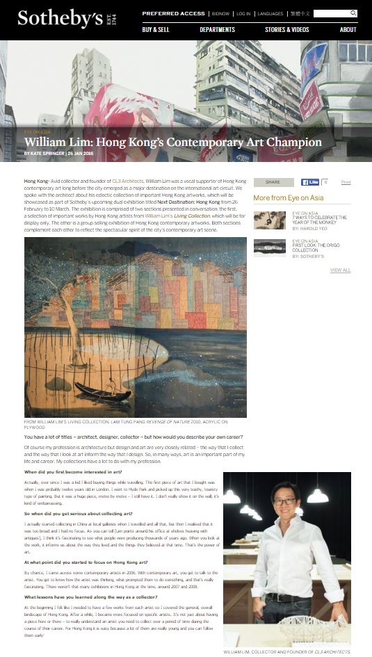 160126_Eye on Asia_William Lim Hong Kong's Contemporary Art Champion